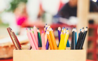 assorted-color color pencils