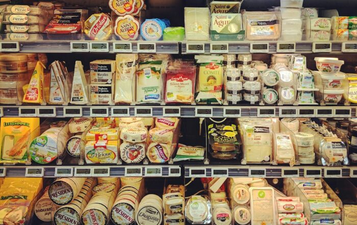 assorted frozen food